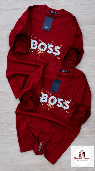 T-shirt rouge BOSS