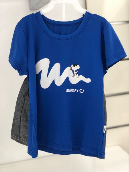 Ensemble t-shirt et culotte bleu