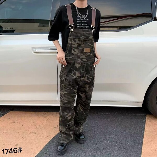 Salopette tendance homme