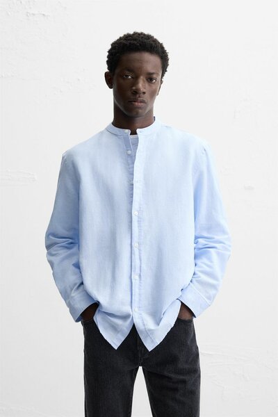 Chemise en lin homme élégante