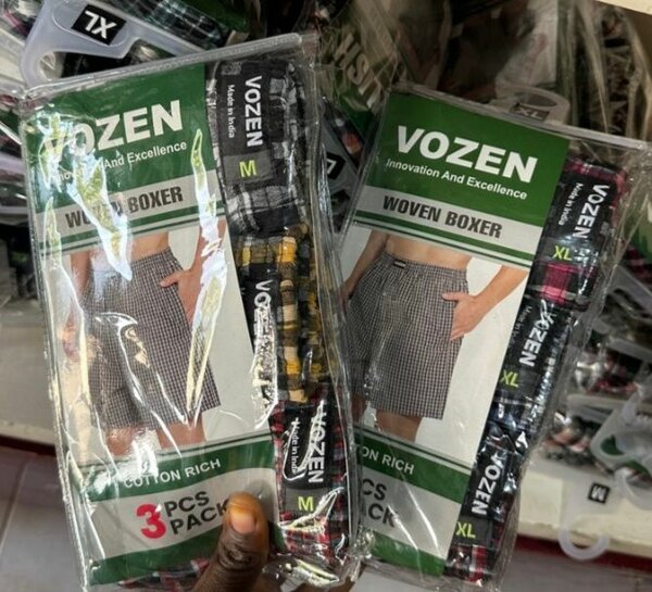 Boxers tissés en coton Vozen