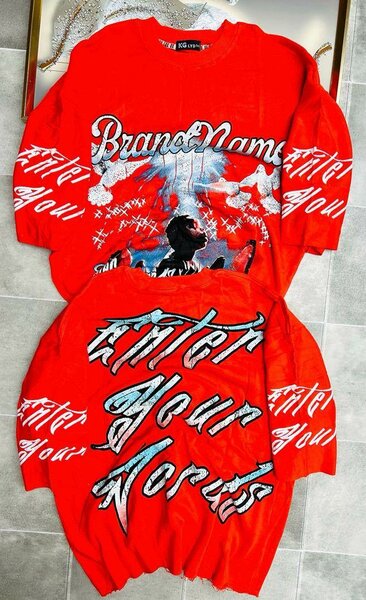 T-shirts oversize imprimés