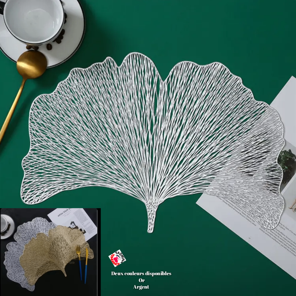 Lot de 6 sets table hibiscus