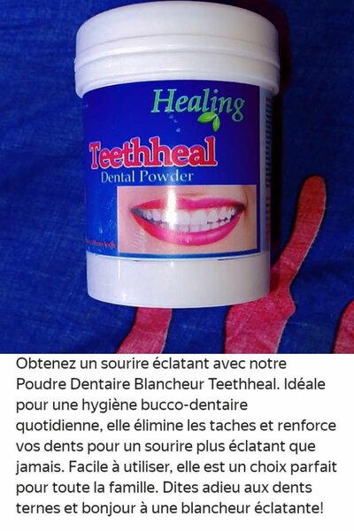 Poudre Dentaire Blancheur