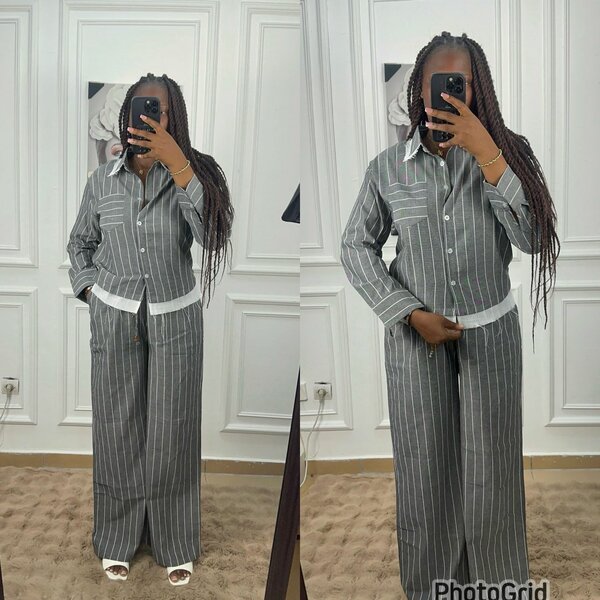 Pyjama rayé confortable