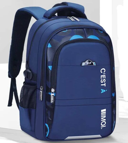 Sac à dos scolaire bleu