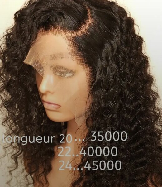 Perruque en Dentelle Ondulée