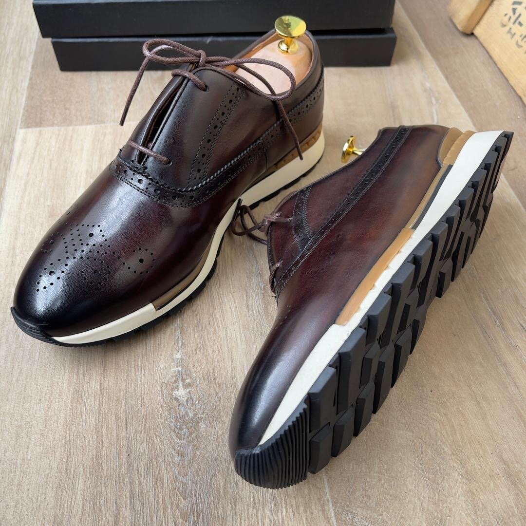 Chaussures Derby en cuir élégantes