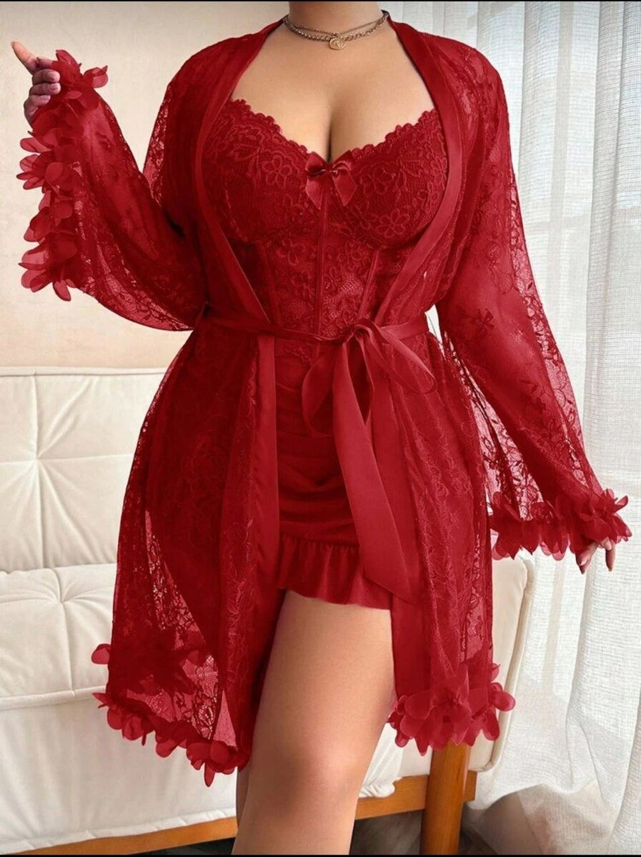 Ensemble lingerie dentelle séduisante