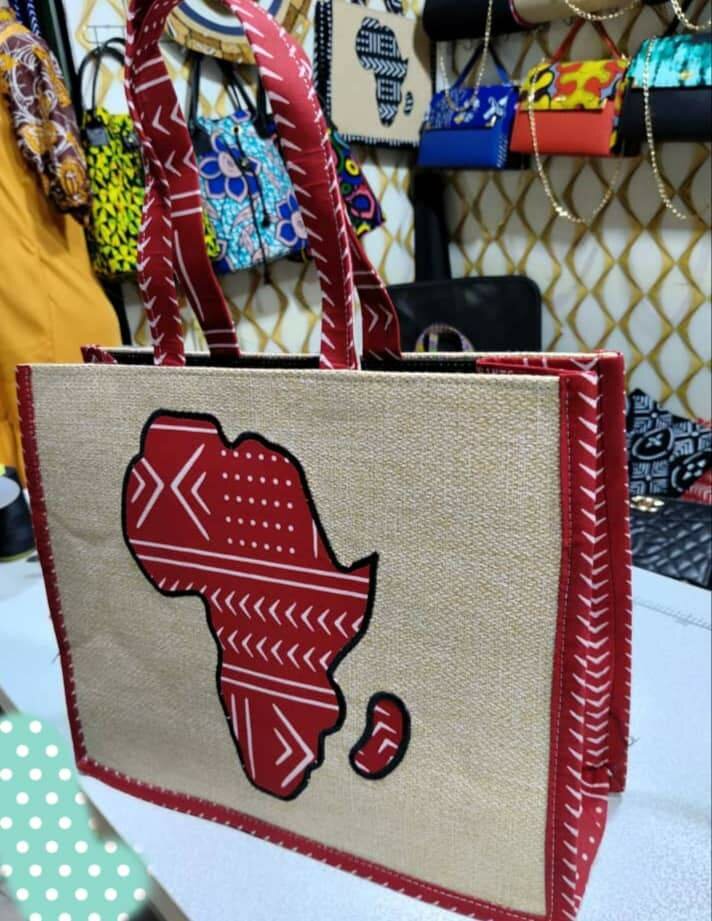 Sac cabas en toile Afrique