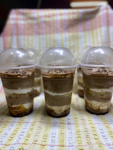 Layer cup chocolat