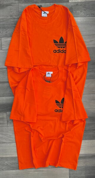 T-shirt Adidas orange unisexe
