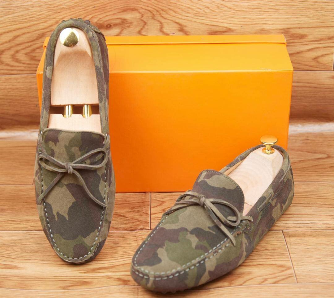 Mocassins Camouflage Homme Élégants