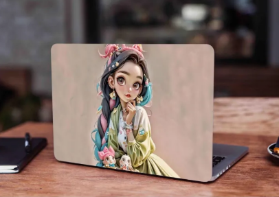 Anime Art Girl Laptop Skin Vinyl Stickers Decal,12 13 14 15 15.6 inches Notebook Laptop Skin Sticker for all Laptops (RF SKIN)