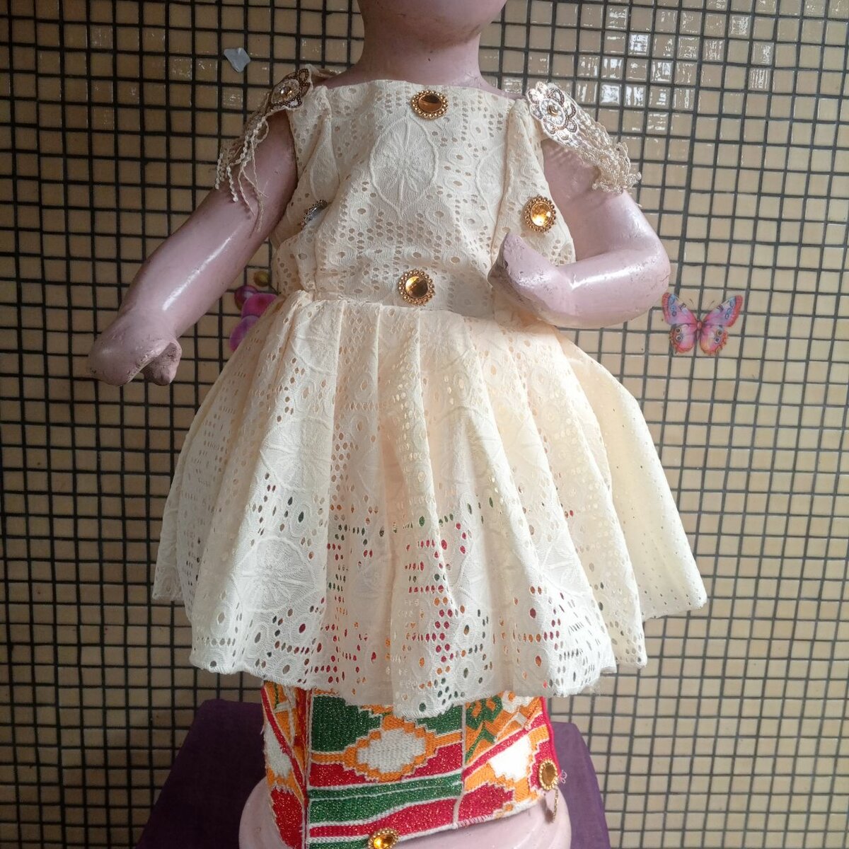 Robe en dentelle pour enfants