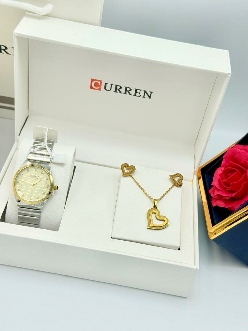 Ensemble Montre et Collier Curren