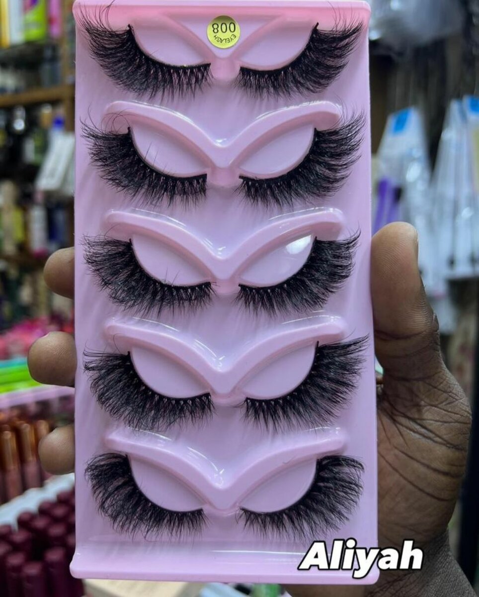 Faux cils glamour 5 paires