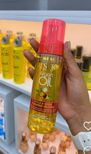 Mousse Coiffante à L'Huile d'Argan