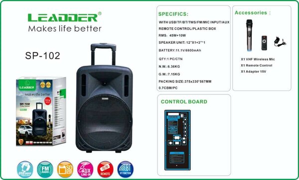 Enceintes Bluetooth Portables SP-804B