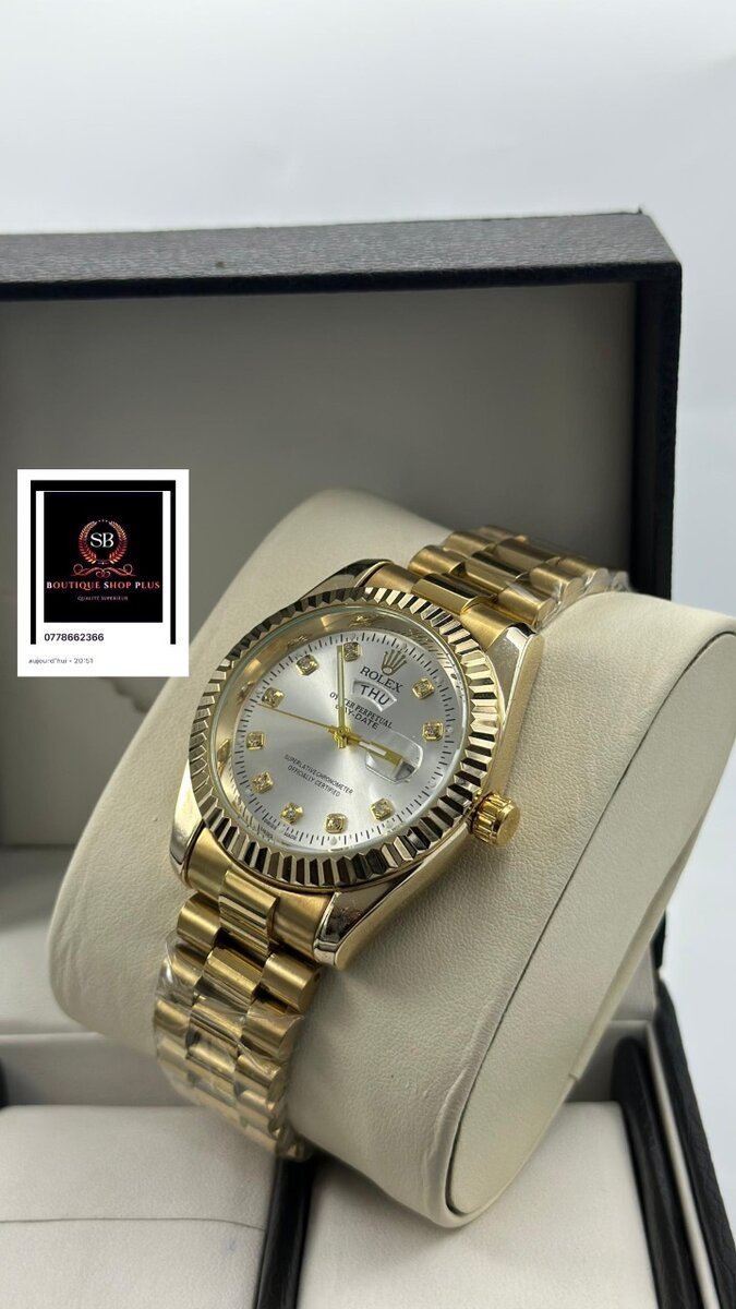 Montre rolex avec sa boîte