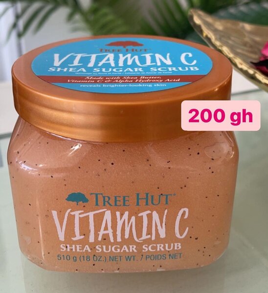 Vitamins C shea sugar scub