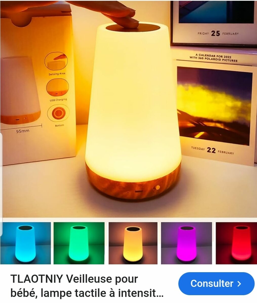 Lampe de camping rechargeable