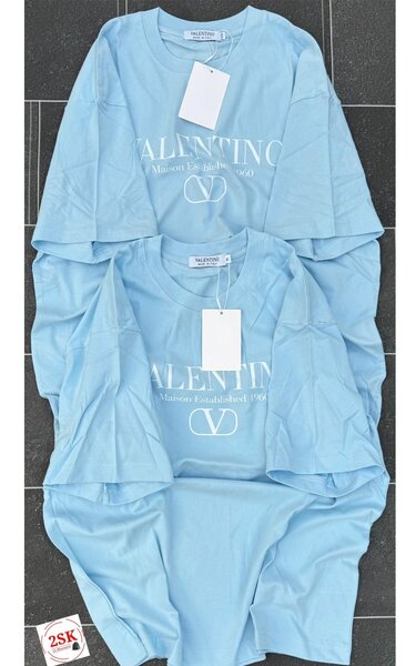 T-shirts Valentino unisex bleu
