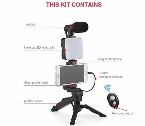 Adjustable Tripod Video Kit