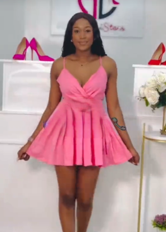 Summer dresses, pink