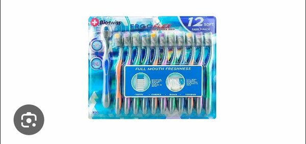 ErgoMax Soft Toothbrush 12-Pack