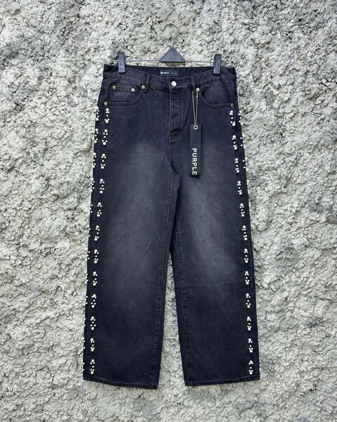 Jean noir floral tendance