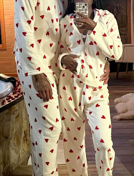 Ensemble Pyjama Couple Amour