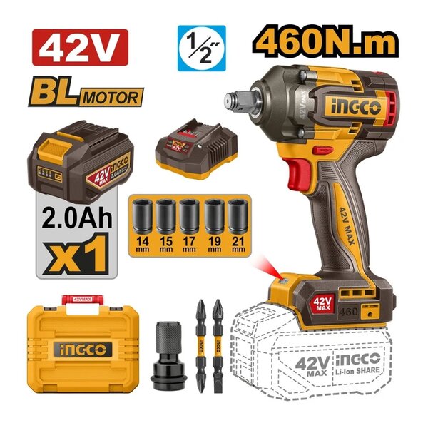 Visseuse à chocs 42V 460Nm