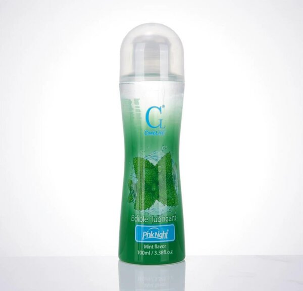 Lubrifiant comestible à la menthe