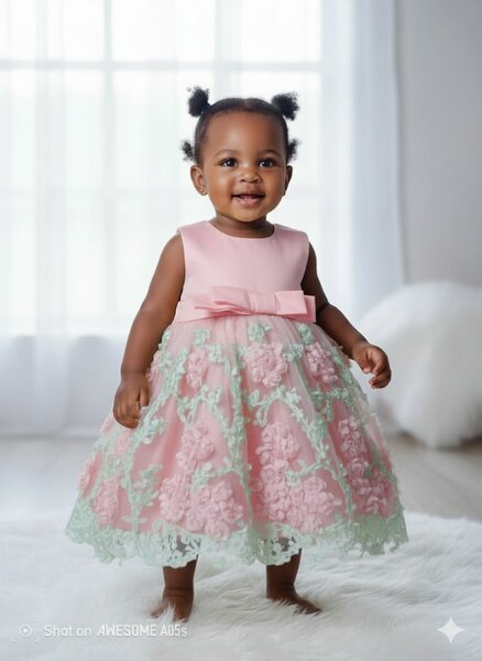 Robe bébé en dentelle élégante