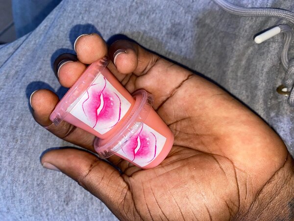 Creme de levres roses