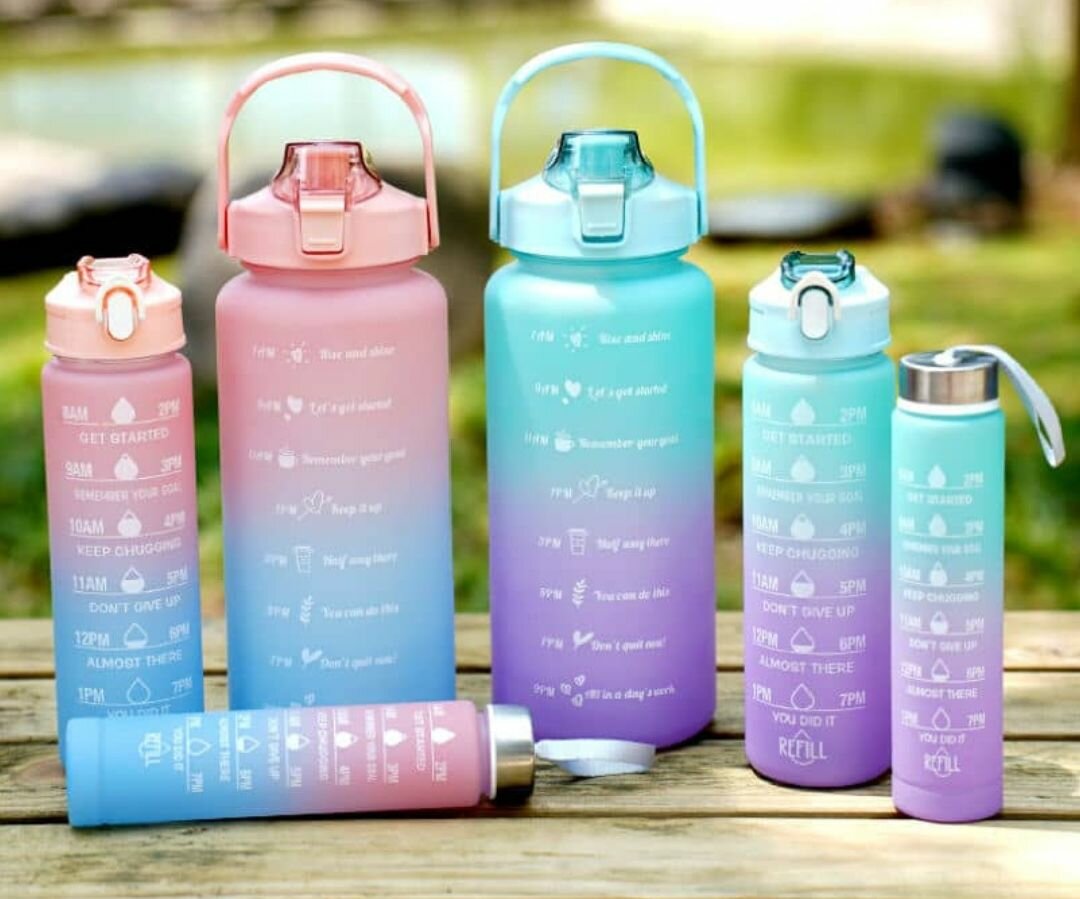 Bouteille d'eau motivante