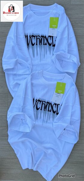 T-shirt blanc tendance unisexe