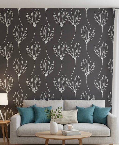 Papier Peint à Motif Floral