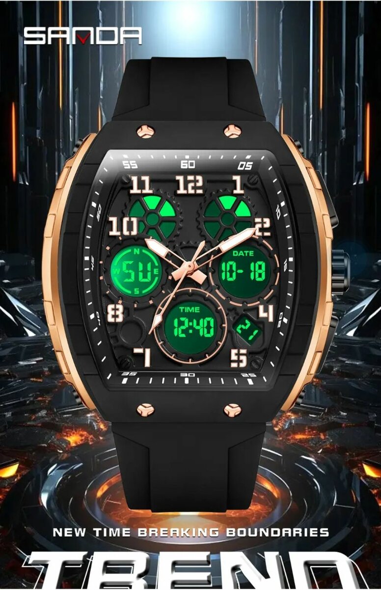 Montre numérique sportive Sanda