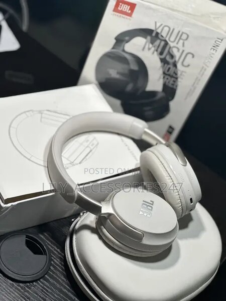 Casque JBL sans fil blanc