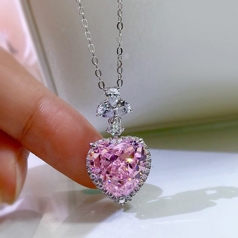 Pink Heart Zircon