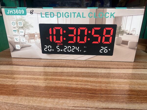 Horloge Murale Numérique LED