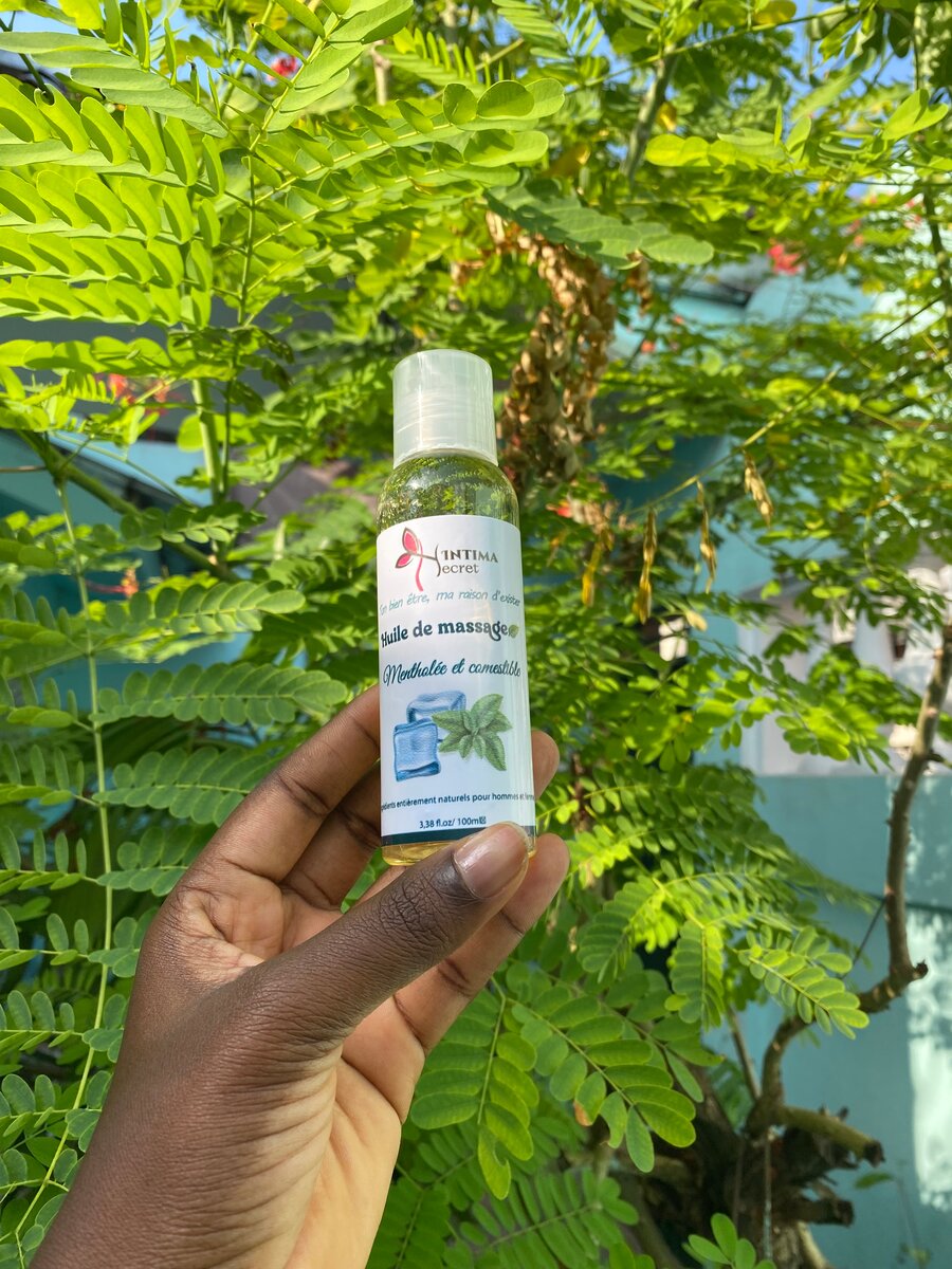 Huile de massage mentholé