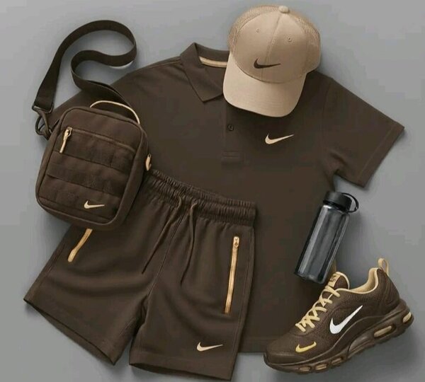 Ensemble sportif marron Nike