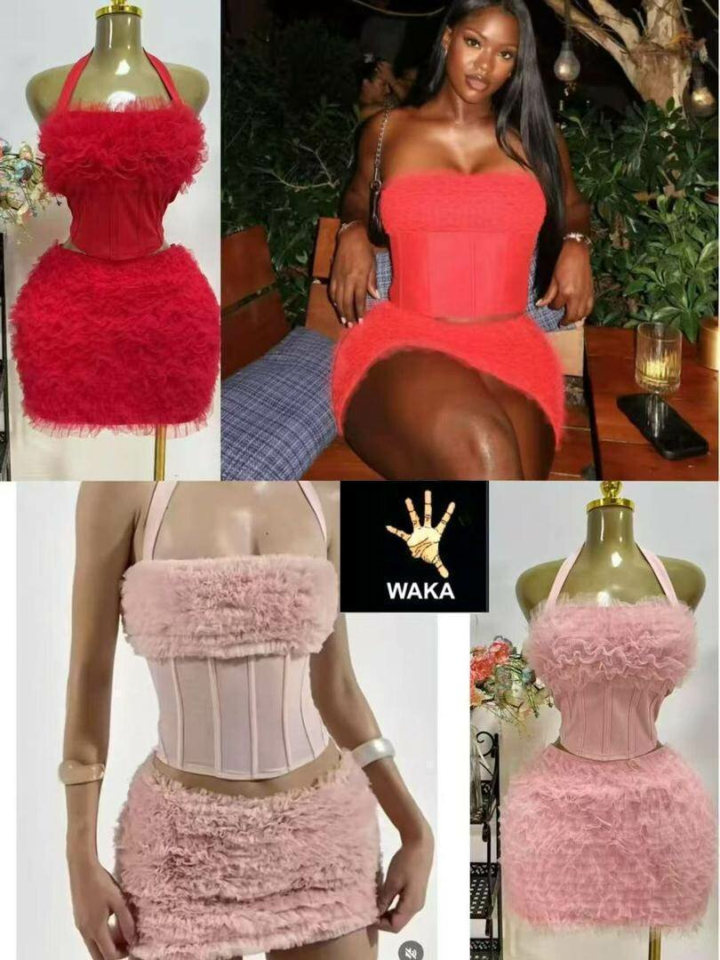 Robe glamour pailletée brillante