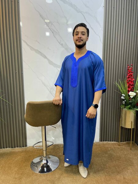 boubou homme bleue