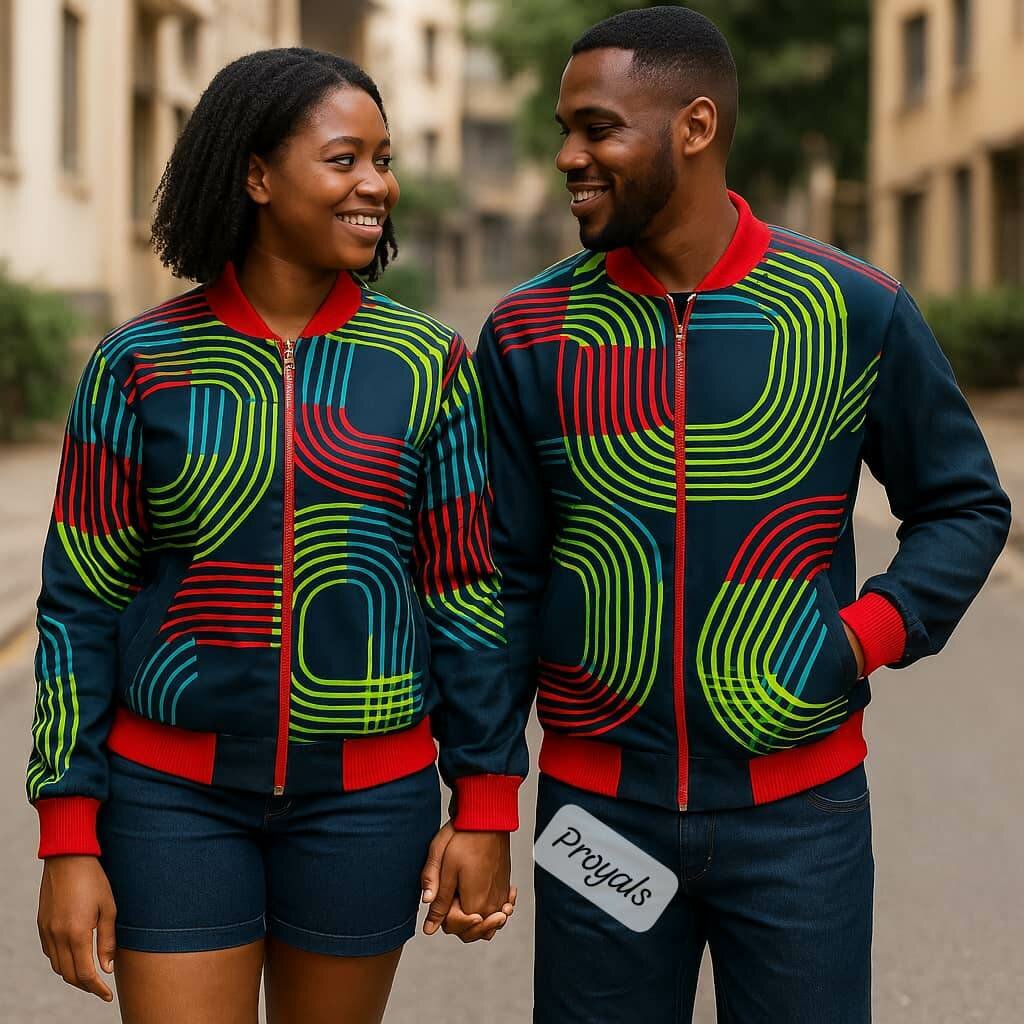 Cotton Print Bomber Jacket