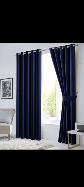 Plain curtains one colour
