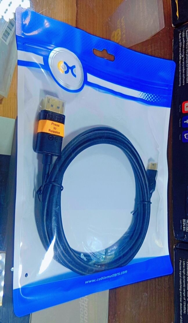 Câble Mini DisplayPort 8K HDR